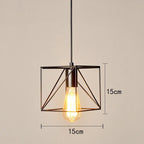 Retro Iron Art Pendant Light for Dining Room Kitchen Bedroom Bar