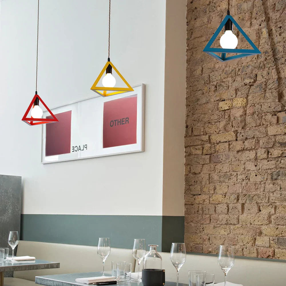 Retro Loft Industrial Pendant Light Chandelier Home Kitchen Decor Lampshade