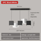 Magic Cube LED Pendant Lights for Dining Room Living Room Fixtures