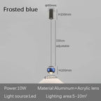 LED Bedside Lifting Chandelier – Modern Minimalist Nordic Pendant Light for Home Décor