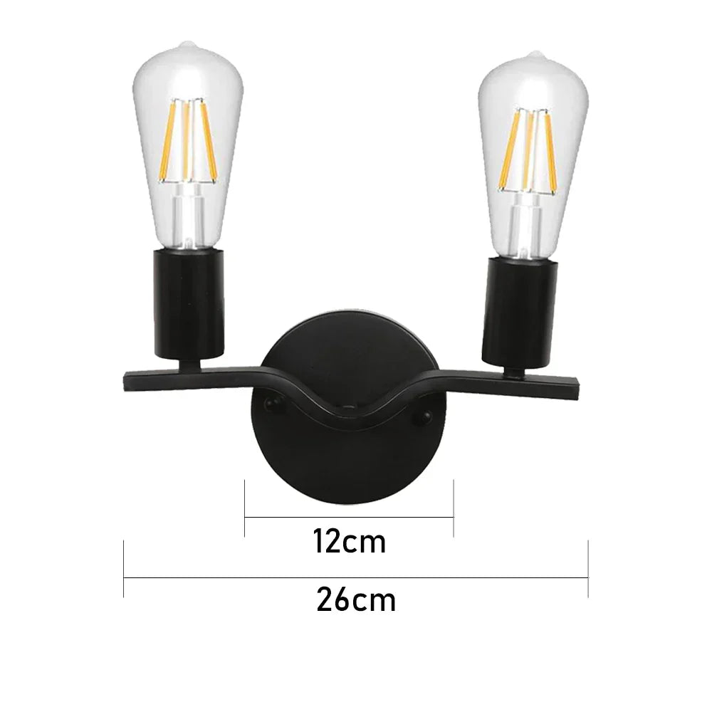 LED Multihead Mirror Wall Lamp – Vintage Decorative Indoor Lighting