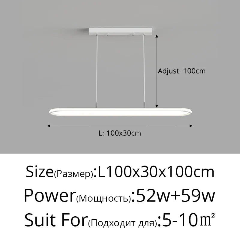 Nordic Pendant Light Black White Track Fixture for Kitchen Dining Room by Afralia™.