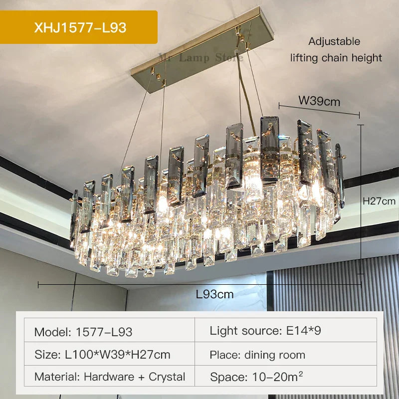Modern Luxury Crystal Chandelier for Home Decor