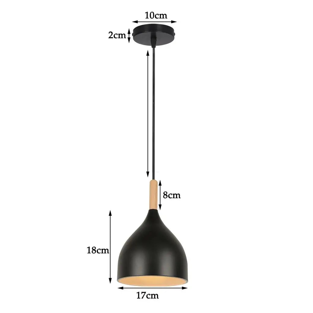 Modern Retro Loft Pendant Light Vintage Industrial Hanging Lamp Fixture