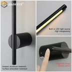 LED Modern Wall Lamp with Built-In Switch for Bedroom Living Room Decor