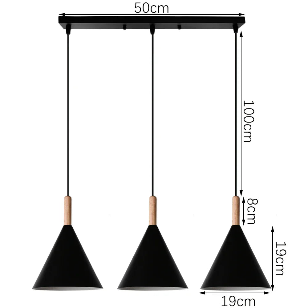 Nordic Retro LED Pendant Chandelier for Modern Home Lighting