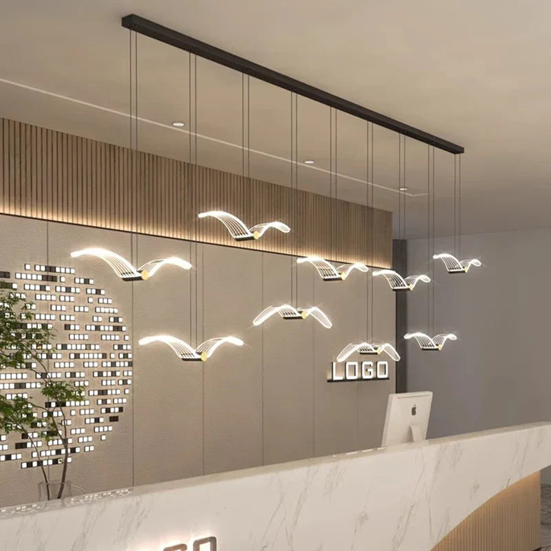 Modern LED Chandeliers for Living and Dining Room Lighting