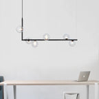 Linear Chandelier: Modern Long Dining Table Pendant Light