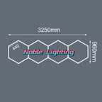 Honeycomb LED Ceiling Light: Custom Link for Worksop Gym