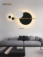 Modern Minimalist Bedroom Bedside Lamp Living Room Background Wall Designer Personality Light