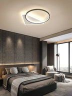 Geometric LED Ceiling Lamp | Modern Nordic Bedroom Study Light