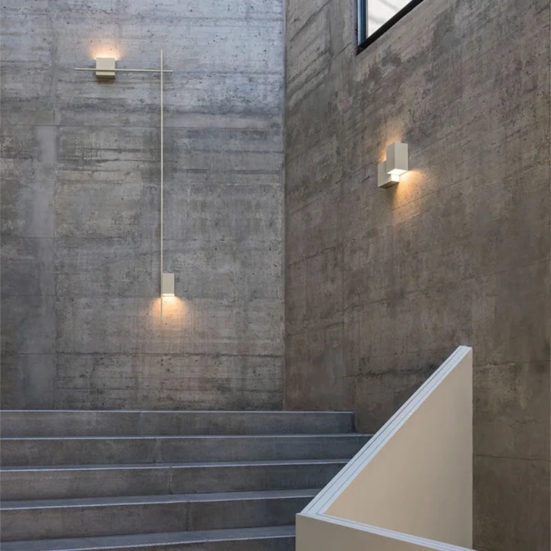 Modern Long Strip Wall Light for Living Room Hotel Bedside Stairs Fixtur