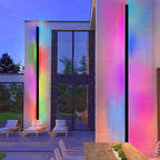 RGB Wall Light: Waterproof Aluminum Outdoor Indoor Dimmable Lamp.