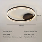 Modern Minimalism Round Ring Ceiling Lamp LED Lighting Fixture