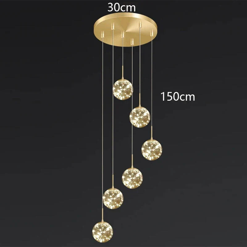 Nordic Dining Pendant Light Chandelier for Indoor Living Room Decor