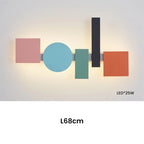 Nordic Style LED Wall Sconce for Bedroom Aisle Decor - Indoor Modern Long Lamp