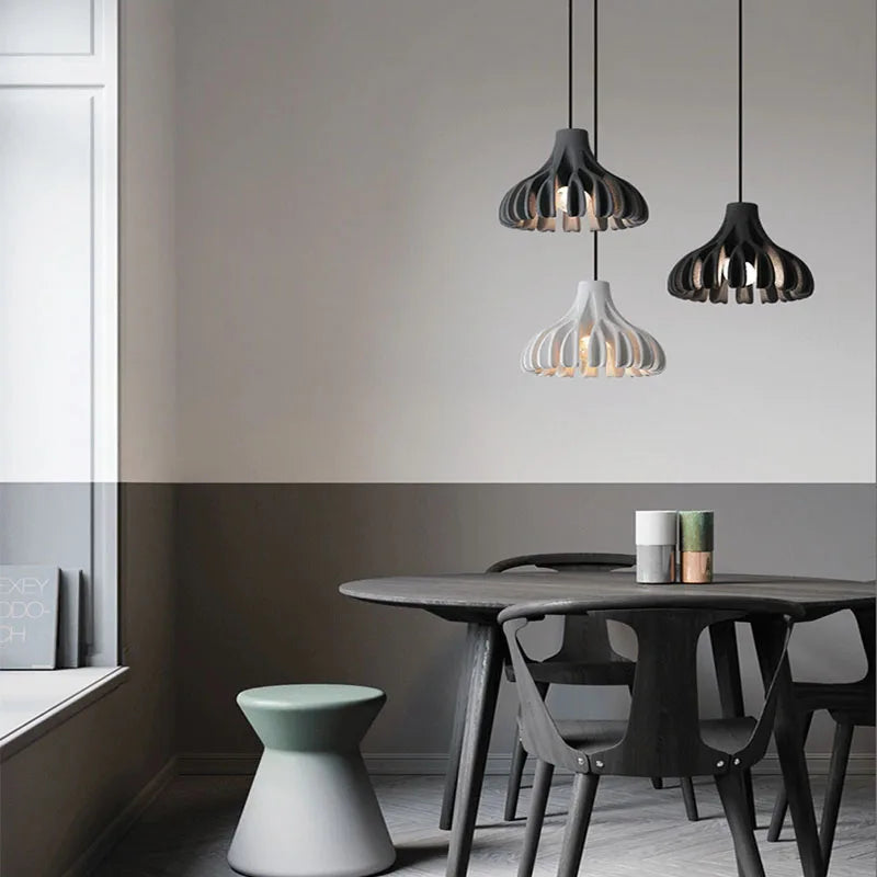 Macaron Resin Chandelier: Commercial & Nordic Pendant Lights for Restaurant, Living Room, Bedroom