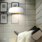 Smithfield Pendant Lamp - Black & White Designer Italian Light