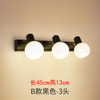 Rotatable Bathroom Mirror Light Wall Sconces, Modern LED Fixtures for Home Decor.