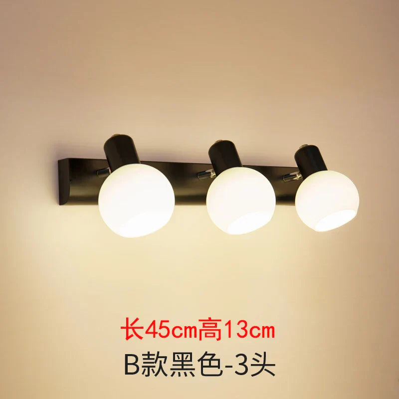 Rotatable Bathroom Mirror Light Wall Sconces, Modern LED Fixtures for Home Decor.