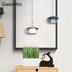 Ceramic Cup Pendant Light: Stylish LED Hanging Lamp for Home Decor and Kitchen