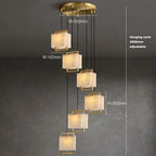 Marble Chandelier: Luxury Living Room Pendant Light Fixture.getOwnProperty