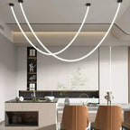 Silicone LED Pendant Lamp for Dining Table Island Kitchen Loft Villa
