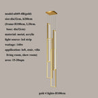 Modern LED Aluminum Pendant Chandelier for Living Room Staircase LOFT