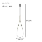 Nordic Modern Art Line LED Pendant Light for Home Décor