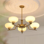 Bauhaus Glass Pendant Chandelier for Bedroom Living Room Dining Ceiling Lamp