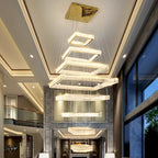 Crystal Chandelier Stair Pendant Lamp Living Room Pendant Lights Interior Lighting