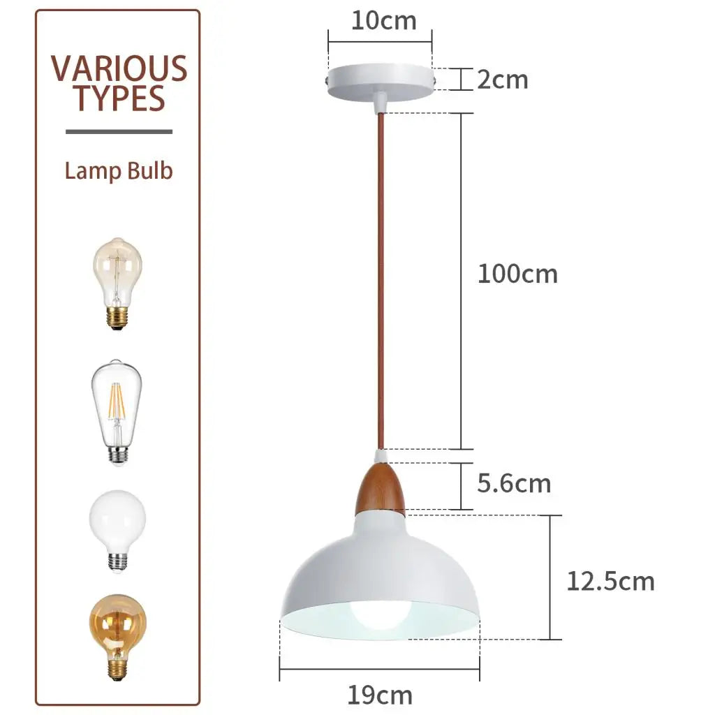 Nordic Industrial Pendant Lights Chandelier for Home Decor LED Lighting