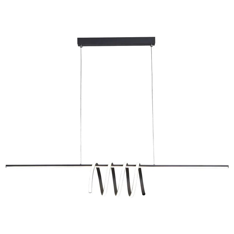 Spiral Aluminum LED Chandeliers by - Modern Design for Dining Room, Bedroom, Kitchen