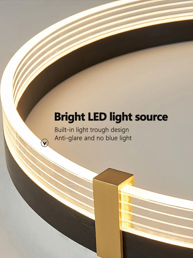 Simple Modern LED Chandelier - Luxury Nordic Design for Living Room, Bedroom, and Restaurant