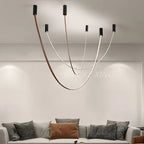 Silicone Pendant Lamp for Living Room, Dining Room, and Exhibition Hall