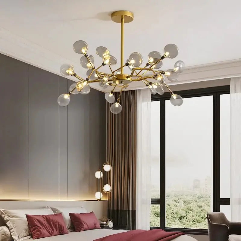 Firefly Pendant Chandelier: Luxurious LED Lighting for Home Decor