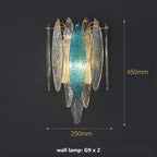 Gold Metal Chain LED Pendant Lights for Modern Luxury Living Room