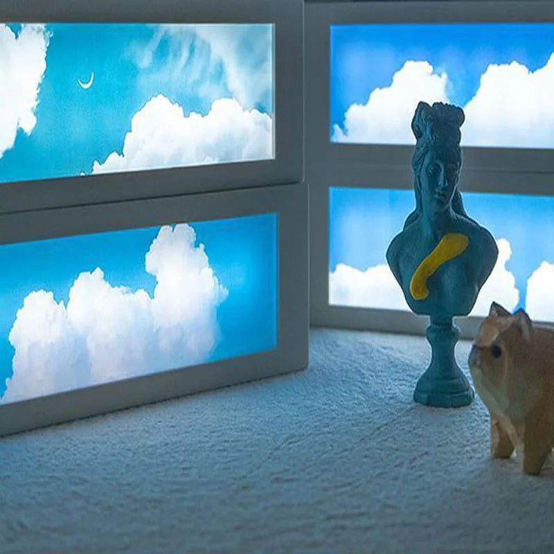 Sky Cloud Night Light: Rechargeable Table Lamp for Bedroom Decor & Gifts