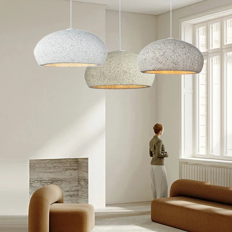 Wabi-Sabi Nordic Minimalist LED Pendant Lights for Home Decor and Ambient Lighting