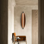 Wood Grain LED Wall Lamp: Minimalist Wabi Sabi Style Nordic Fixtures