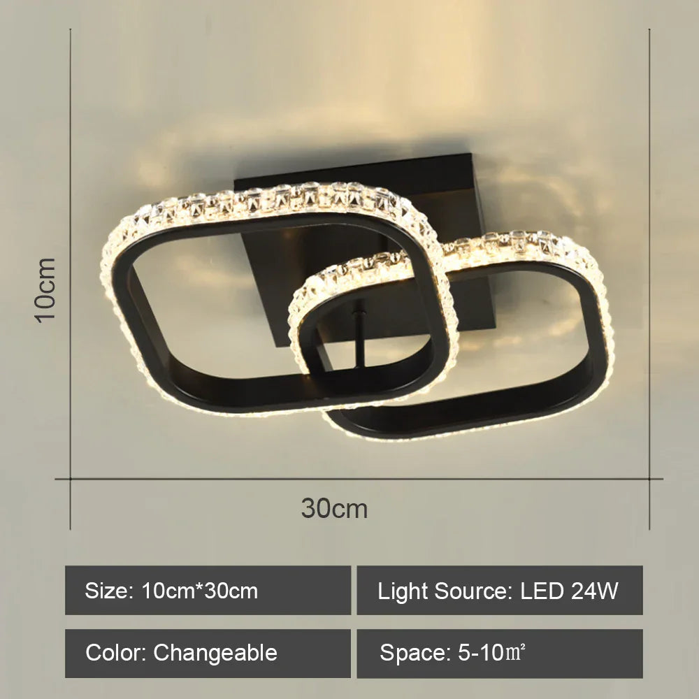 Nordic LED Ceiling Chandelier Acrylic Decor Modern Indoor Lighting