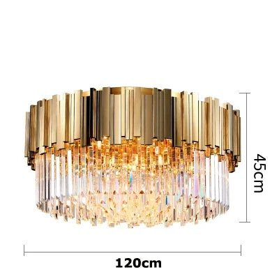 Modern Aluminum Circle LED Ceiling Chandelier for Bedroom Living Room Kitchen Fixtures