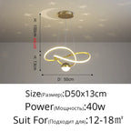 LED Gypsophila Chandelier for Modern Living Room Decor - Crown Ceiling Pendant Light