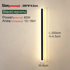 Outdoor Waterproof LED Wall Light Strip for Garden and Porch Lighting