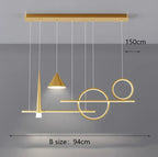 Modern LED Ceiling Lamp Chandelier for Bedroom and Dining Room