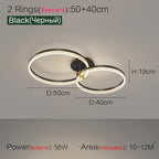 Nordic LED Ceiling Lamp 2023 - Modern Minimalist Bedroom Lighting