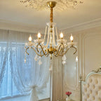 Sapphire Crystal Chandelier