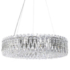 Sarella Pendant, 3-Light, Antique Silver, Clear Swarovski Crystal, 5"W (RS8341N-48S 1HZXH4)