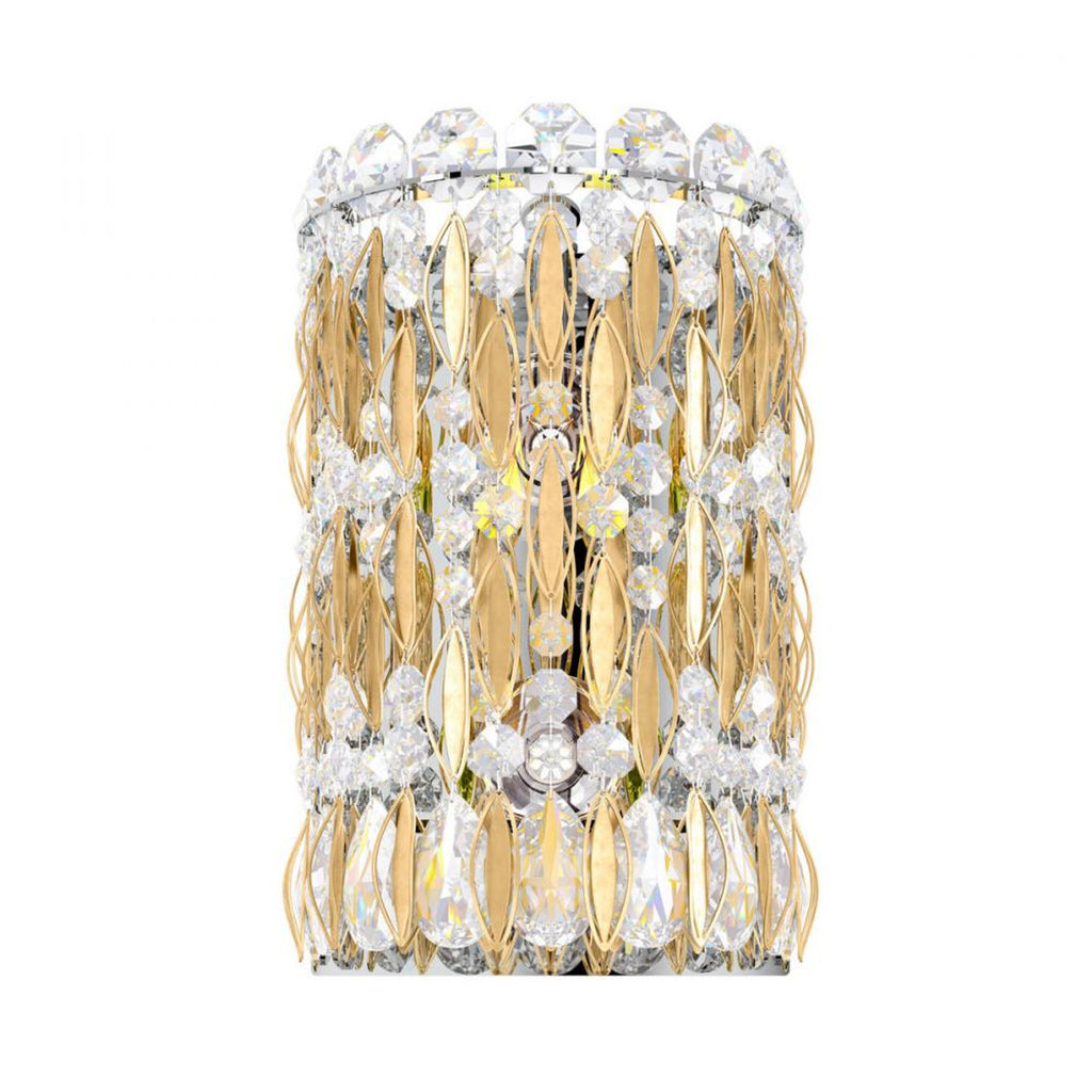 Sarella Wall Sconce, 2-Light, Heirloom Gold, Clear Swarovski Crystal, 11"H (RS8333N-22S 1HWXR3)