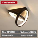 Minimalist Nordic Wall Lamp for Balcony Porch Corridor LED Lighting